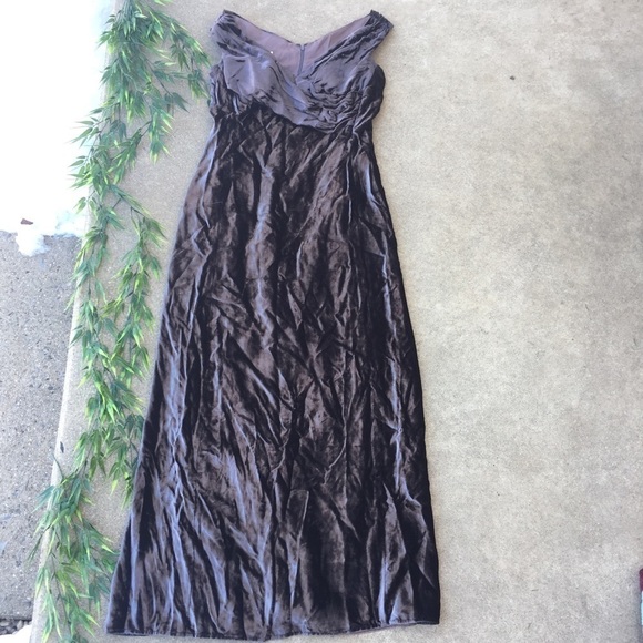 Watters & Watters Velvet Gown Womens Size 12 Formal Cocktail Black Tie
